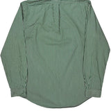 Ralph Lauren Striped Shirt - Large Green Cotton