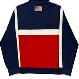 American Flag Polo By Ralph Lauren Track Jacket - 2XL Navy Cotton