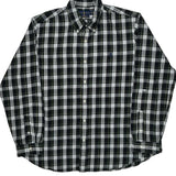 Performance Flannel Ralph Lauren Checked Flannel Shirt - 2XL Green Cotton