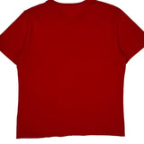 Tommy Hilfiger Striped T-Shirt - XL Red Cotton Blend