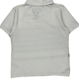 Age 8 Tommy Hilfiger Striped Polo Shirt - Small Blue Cotton