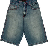 Southpole Baggy Denim Shorts - 30W 13L Blue Denim