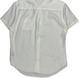 Tommy Hilfiger Short Sleeve Shirt - Large White Linen