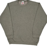 Blank Wilson Sweatshirt - Large Grey Cotton Blend