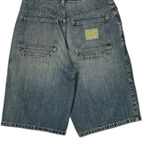 Sean John Cargo Denim Shorts - 28W 11L Light Wash Cotton