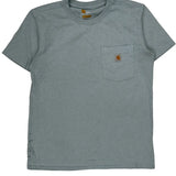 Carhartt T-Shirt - Small Gray Cotton