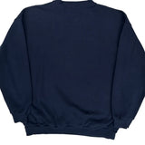 Denver Broncos Logo Athletics Football Sweatshirt - Large Navy Cotton