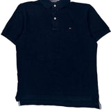 Tommy Hilfiger Polo Shirt - Medium Navy Cotton