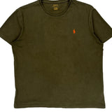 Polo By Ralph Lauren T-Shirt - Large Green Cotton