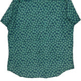 Michael Kors Hawaiian Shirt - Large Green Cotton