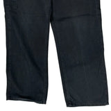 Dungaree Fit Carhartt Carpenter Trousers - 32W 30L Black Cotton