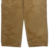 Dickies Double Knee Carpenter Trousers - 36W 30L Brown Cotton