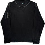 Kuhl Long Sleeve T-Shirt - Large Black Cotton