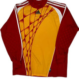 Climacool Adidas Goal Keepers Long Sleeve Football Shirt - Medium Red Polyester