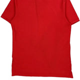 Nike Polo Shirt - Medium Red Cotton
