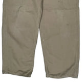 Carhartt Carpenter Trousers - 37W 30L Khaki Cotton