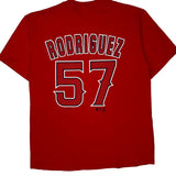 Angels Lee Sport Nfl T-Shirt - Large Red Cotton
