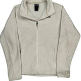 The North Face Fleece Jacket - Medium Cream Polyester