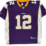 Minnesota Vikings Reebok Nfl Football Jersey - 2XL Purple Nylon
