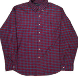 Ralph Lauren Checked Shirt - 2XL Blue Cotton