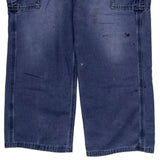 Carhartt Cargo Trousers - 34W 32L Blue Cotton