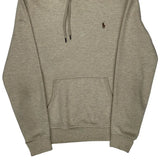 Polo By Ralph Lauren Hoodie - Small Beige Cotton