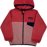 Age 2 Patagonia Fleece Jacket - 2XS Red Polyester