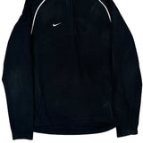 Nike 1/4 Zip - Small Black Polyester