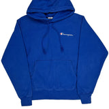 Reverse Weave Champion Hoodie - Medium Blue Cotton