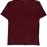 Carhartt T-Shirt - Small Burgundy Cotton