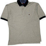 Tommy Hilfiger Polo Shirt - Large Navy Cotton