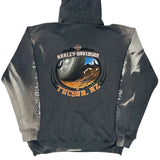 Tucson, Az Harley Davidson Graphic Hoodie - Large Gray Cotton Blend