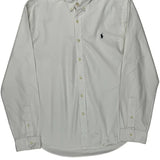 Ralph Lauren Slim Fit Shirt - XL White Cotton