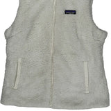 Patagonia Fleece Vest - Medium White Polyester