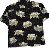 Campia Moda Floral Hawaiian Shirt - XL Black Viscose
