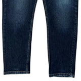 Levis Slim Fit Jeans - 33W 30L Dark Wash Cotton