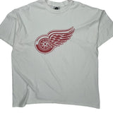 Detroit Red Wings Nhl Graphic T-Shirt - 3XL White Cotton