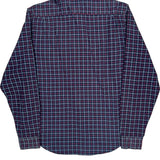 Lacoste Checked Shirt - Medium Blue Cotton