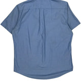 Tommy Hilfiger Short Sleeve Shirt - Large Blue Cotton
