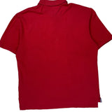 Tommy Hilfiger Polo Shirt - XL Red Cotton