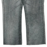 True Religion Contrast Stitch Jeans - 34W 29L Gray Cotton