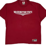 Washington State Nike College T-Shirt - XL Red Cotton
