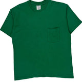 Made In USA Blank Gap T-Shirt - Medium Green Cotton