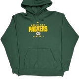 Green Bay Packers Nfl Football Hoodie - Large Green Cotton Blend
