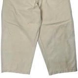 Hip Hop Five Star Carpenter Trousers - 36W 26L Cream Cotton