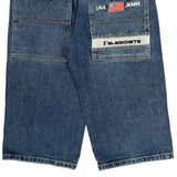USA Jeans Unbranded Graphic Denim Shorts - 29W 13L Blue Denim