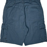 Wrangler Cargo Shorts - 33W 10L Blue Cotton