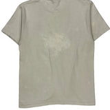 Flame Logo Santa Cruz Graphic T-Shirt - Small Beige Cotton