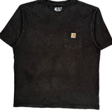 Carhartt T-Shirt - Large Black Cotton