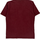 Carhartt T-Shirt - Medium Burgundy Cotton